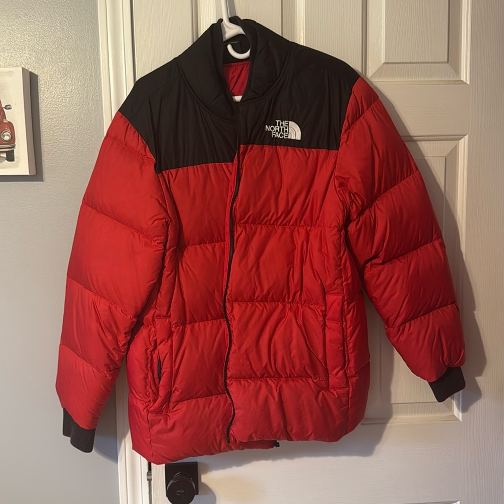 The North Face Men’s Nordic Jacket 700 Down Coat TNF Red Sz M or L